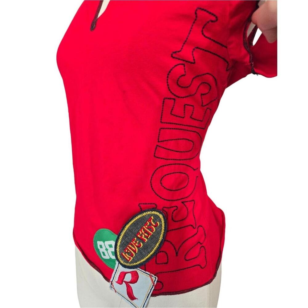 Y2k request red cold shoulder